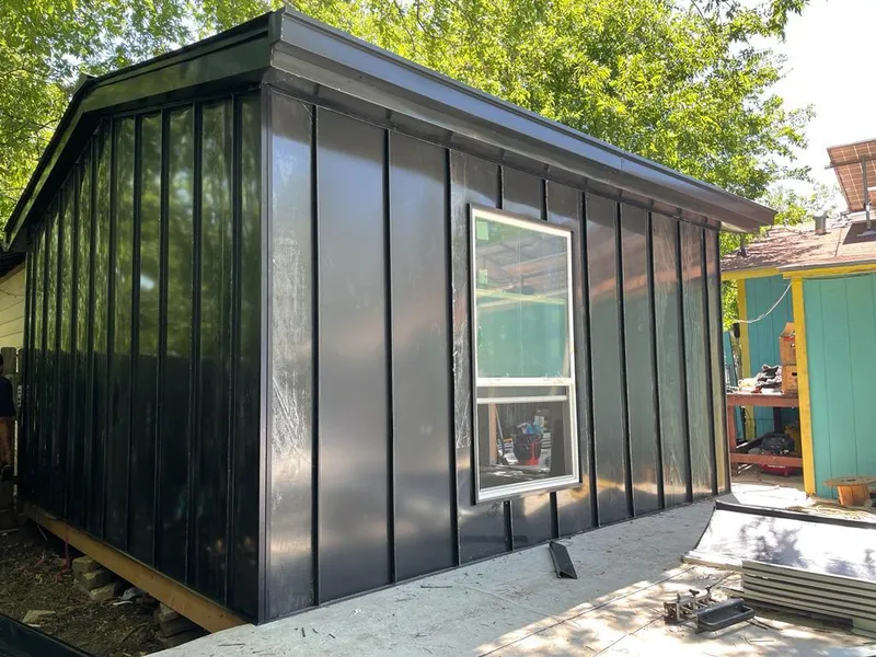 Black standing seam metal wall panels for Roof Inspection in Downingtown